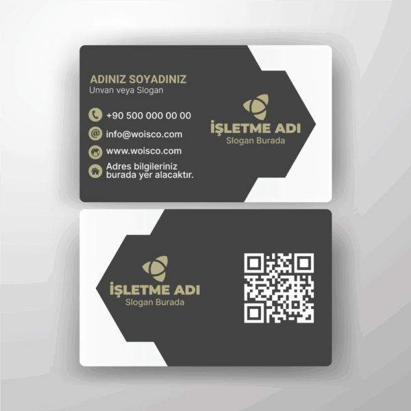 Kartvizit Tek veya Çift Yönlü Baskı (Model H151)