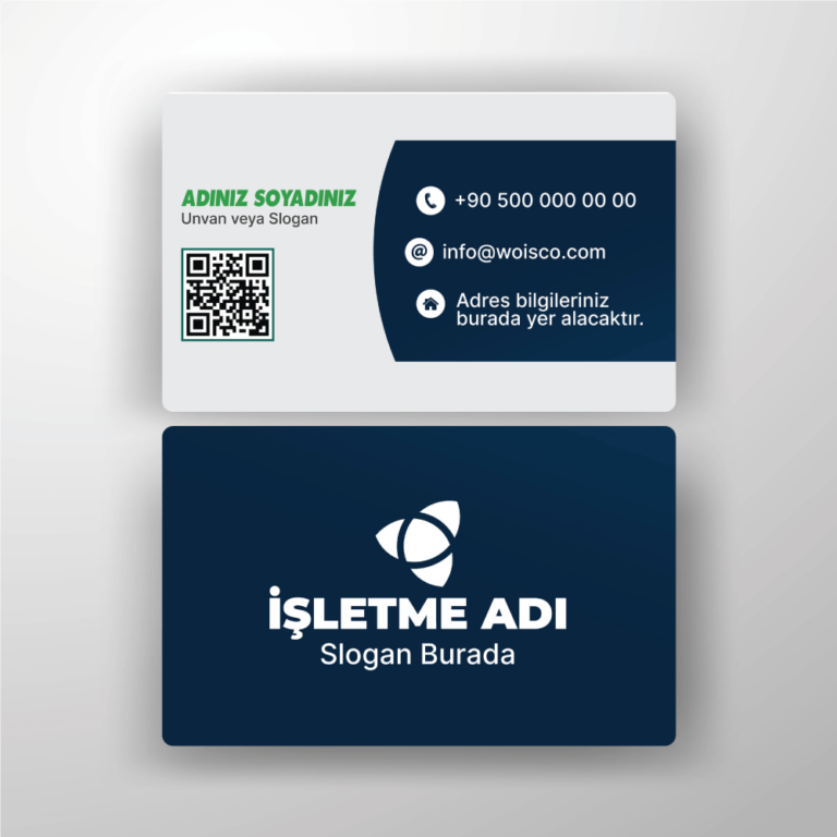 Kartvizit Tek veya Çift Yönlü Baskı (Model H152)