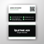 Kartvizit Tek veya Çift Yönlü Baskı (Model H154)