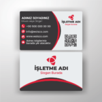 Kartvizit Tek veya Çift Yönlü Baskı (Model H160)