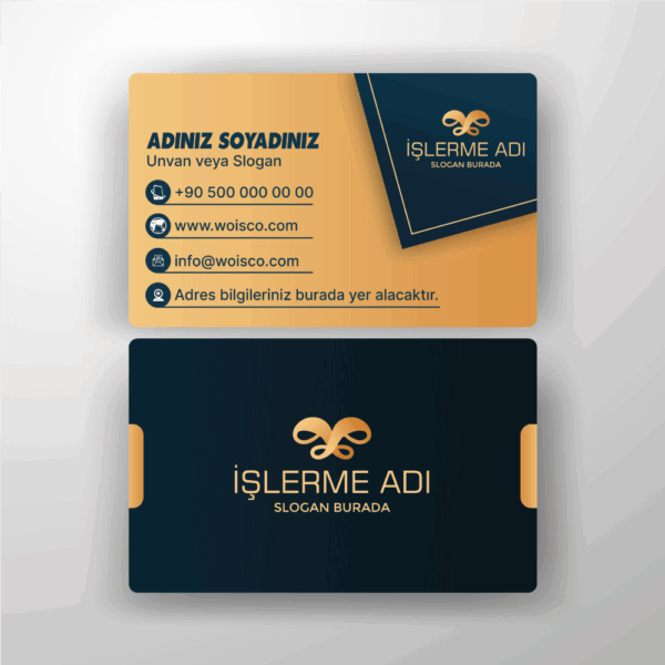 Kartvizit Tek veya Çift Yönlü Baskı (Model H161)