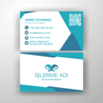 Kartvizit Tek veya Çift Yönlü Baskı (Model H163)