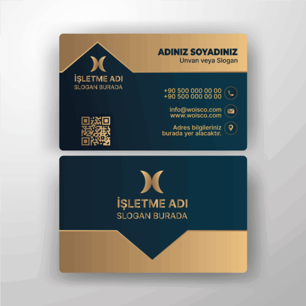 Kartvizit Tek veya Çift Yönlü Baskı (Model H139)