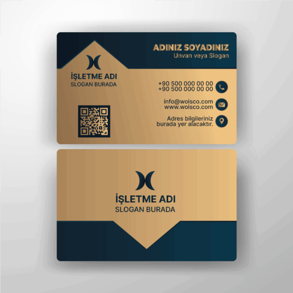 Kartvizit Tek veya Çift Yönlü Baskı (Model H140)