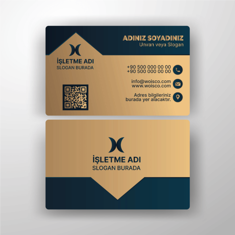 Kartvizit Tek veya Çift Yönlü Baskı (Model H140)