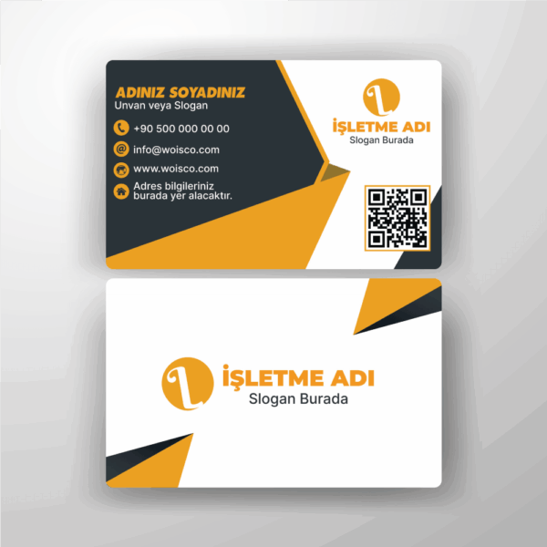 Kartvizit Tek veya Çift Yönlü Baskı (Model H141)