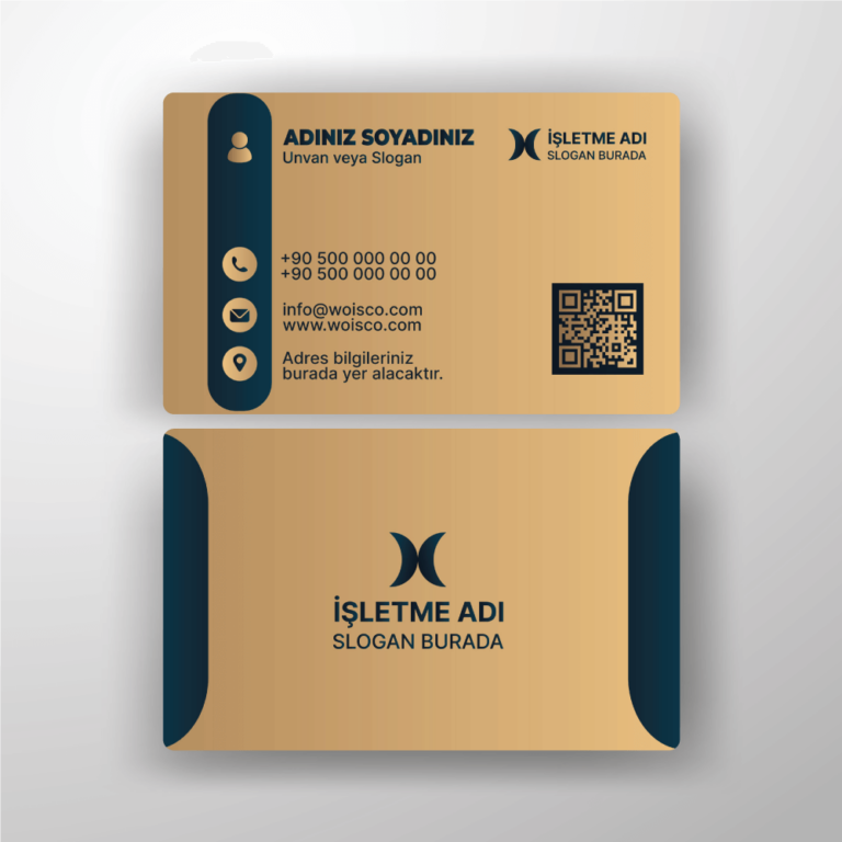 Kartvizit Tek veya Çift Yönlü Baskı (Model H143)