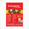 Komagene Çiğ Köfte Broşür - El İlanı Baskı (K01257)