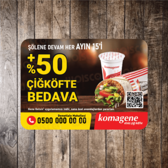 Komagene Çiğ Köfte Magnet Bastırma (Mag:0019)