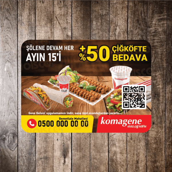Komagene Çiğ Köfte Magnet Bastırma (Mag:0020) Magnet Baskı