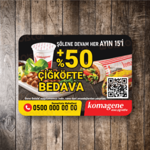 Komagene Çiğ Köfte Magnet Bastırma (Mag:0021)