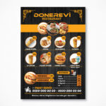 Dönerci Broşür - Dönerci, Pideci, Kebapçı Broşür (MD:R691)