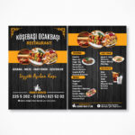 Restoran Broşür - Dönerci, Pideci, Kebapçı Broşür(MD:R687)