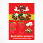 Meşhur Adıyaman Çiğ Köftecisi Broşür - El İlanı Baskı (K01259)