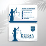 Avukat Kartvizit Baskı 1000 Adet (M: T3702)