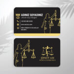 Avukat Kartvizit Baskı (M: T3673)