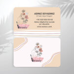 Güzellik Salonu Kartvizit Baskı (M: T3676)