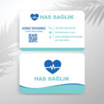 Sağlıkçı Kartvizit Baskı (Model: T3711)