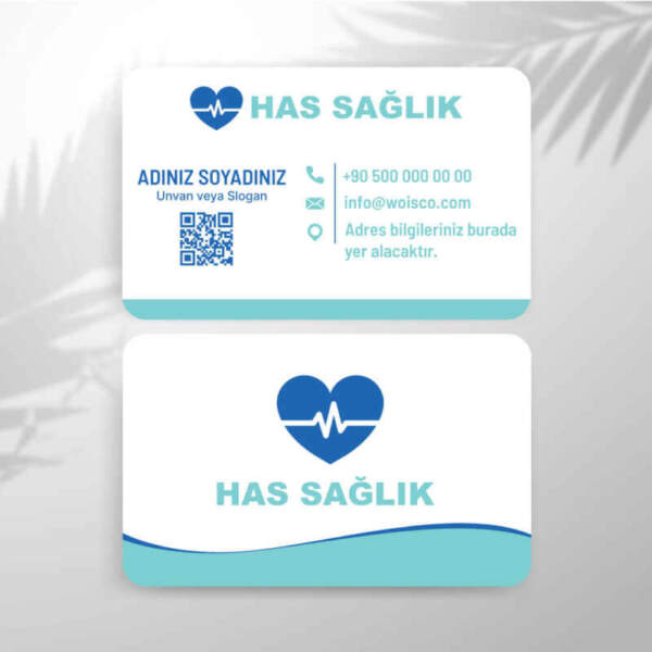 Sağlıkçı Kartvizit Baskı (Model: T3711)