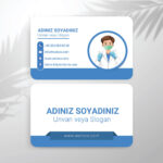 Diş Hekimi Kartvizit Baskı (Model: T3714)