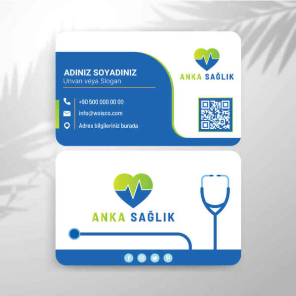 Sağlıkçı Kartvizit Baskı (Model: T3712)