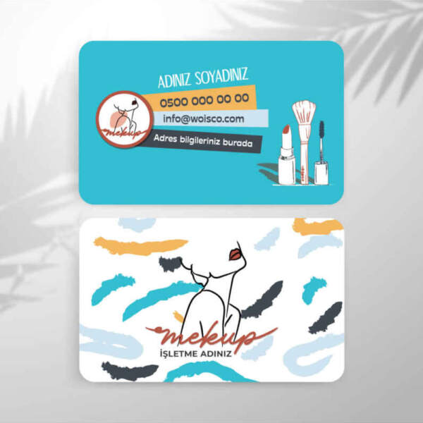 (Güzellik Merkezi) Makeup Kartvizit Baskı (M: T3683)