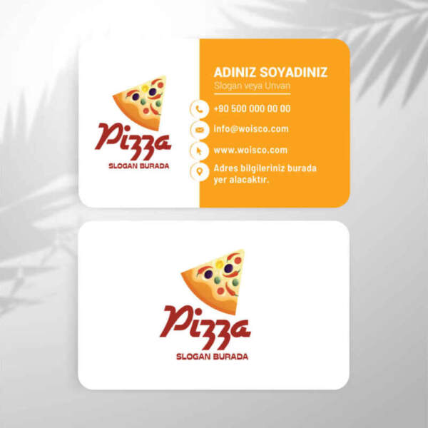 Pizzacı Kartvizit Baskı (M: T3684)
