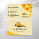 Pizzacı Kartvizit Baskı (M: T3687)