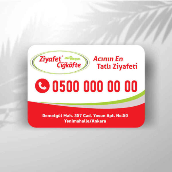 Ziyafet Çiğ Köfte Magnet Bastırma (MAG:Z103)