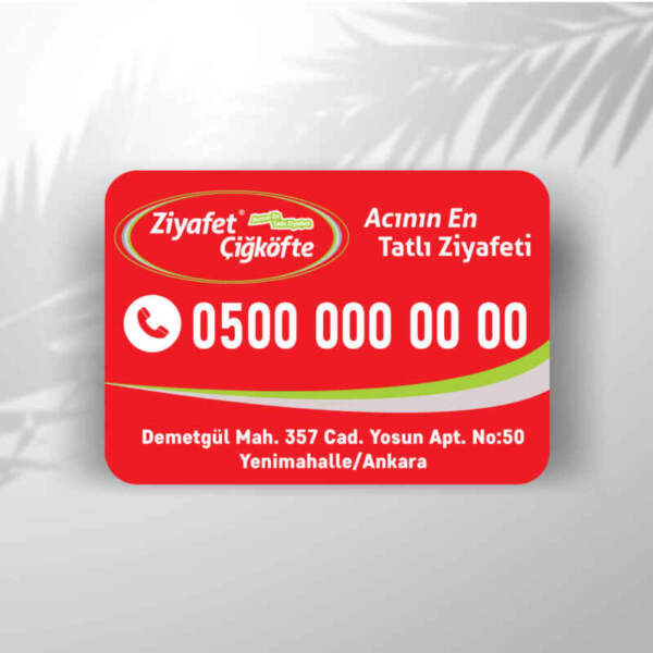 Ziyafet Çiğ Köfte Magnet Bastırma (MAG:Z104)