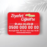 Ziyafet Çiğ Köfte Magnet Bastırma (MAG:Z106)