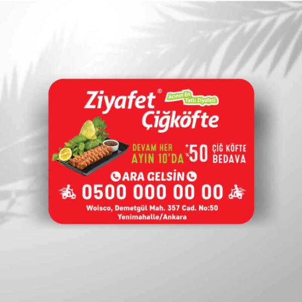 Ziyafet Çiğ Köfte Magnet Bastırma (MAG:Z108)