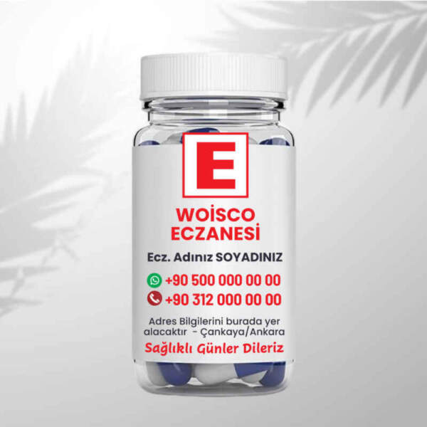 İlaç Şişesi Eczane Magneti (Md:1036B)