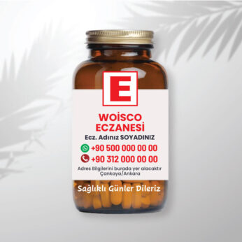 İlaç Şişesi Eczane Magneti (Md:1035B)
