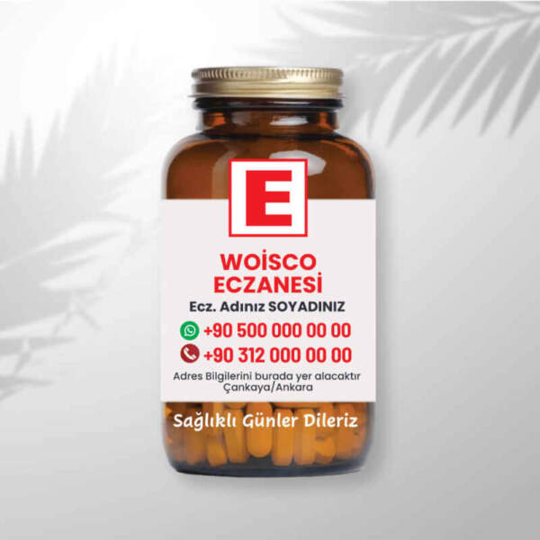 İlaç Şişesi Eczane Magneti (Md:1035B)