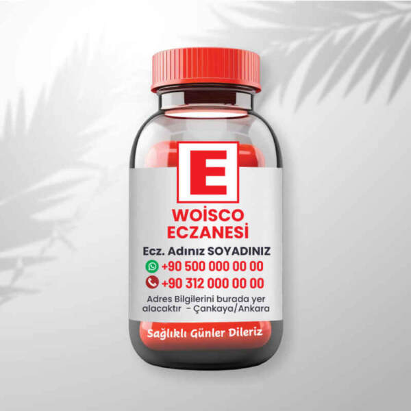 İlaç Şişesi Eczane Magneti (Md:1038B)