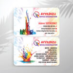 Boyacı Kartvizit Baskı (Model: BY736)