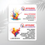 Boyacı Kartvizit Baskı (Model: BY738)