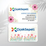Çiçek Sepeti Kartvizit Baskı (Model: CS734)
