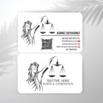 Avukat Kartvizit Baskı (Justice Model J3007)