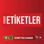 Etiket Yapışkanlı Sticker