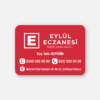 1000 Adet Eczane Magnet Baskı - Bastırma 1000 Adet Md015