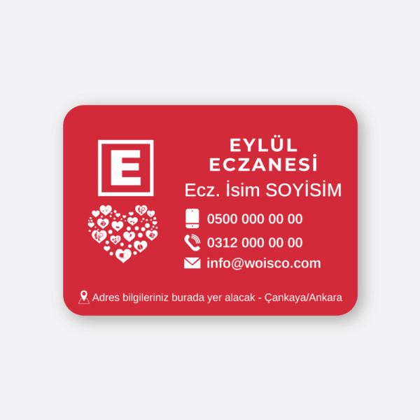 1000 Adet Eczane Magnet Baskı - Eczacı Magnet Bastırma