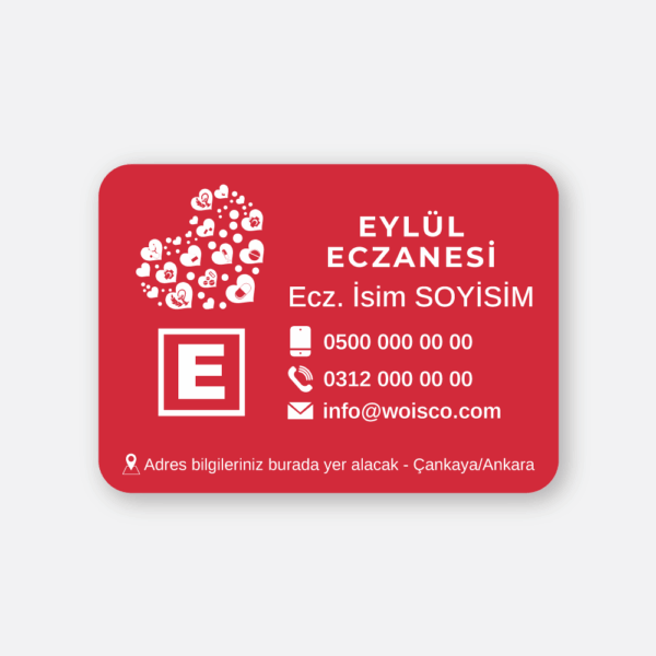 1000 Adet Eczane Magnet Baskı - Eczane Magnet Bastırma