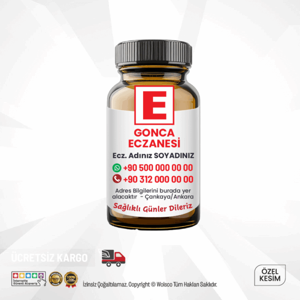 Şişe Eczane Magneti Baski (Md:0241K)