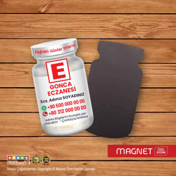 Eczane Magneti Baski (Md:0242K)