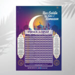 İmsakiye Baskı (Mdl: J0239)