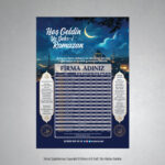 İmsakiye Baskı (Mdl:J0258)