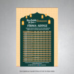 İmsakiye Baskı (Mdl: J0261)