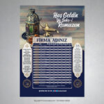 İmsakiye Baskı (Mdl: J0247)